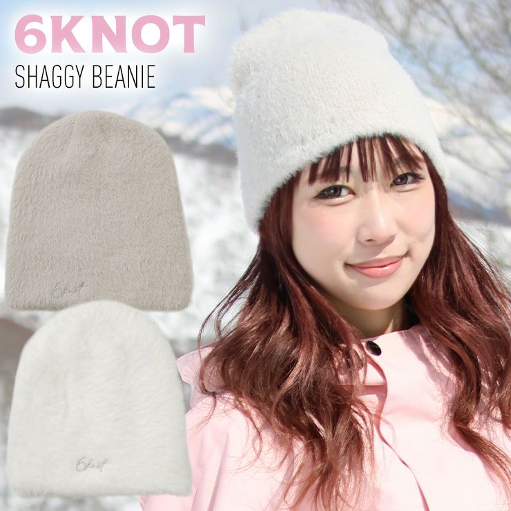 2026 6KNOT シックスノット SHAGGY BEANIE シャギービーニー ニット帽