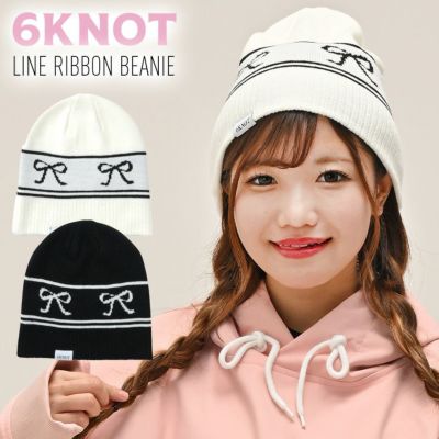 【即完売】Keiju,NITOビーニー 2026 6KNOT シックスノット LINE RIBBON BEANIE ラインリボンビーニー