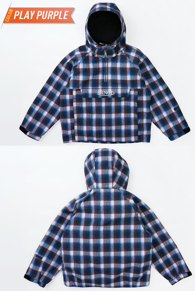 2026 6KNOT シックスノット CHECK ANORAK チェックアノラック