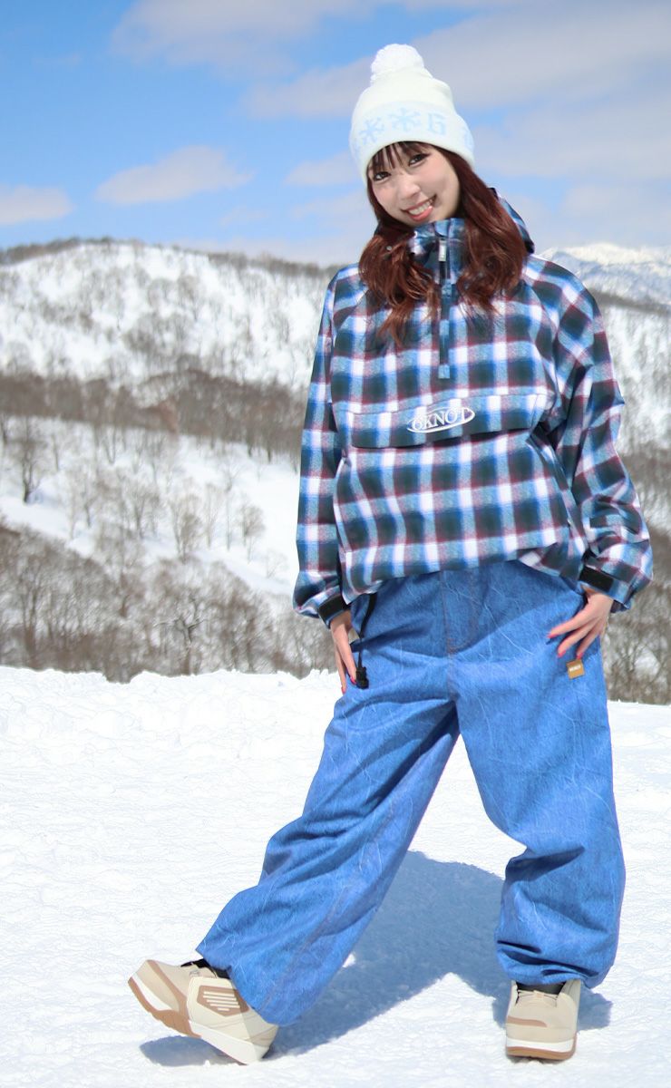 レディースウェア AKEAKE 2026 6KNOT シックスノット CHECK ANORAK チェックアノラック